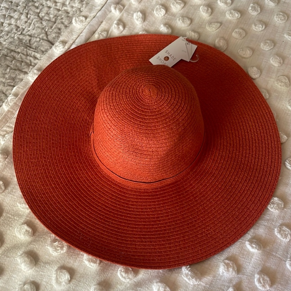 NWT orange sun hat